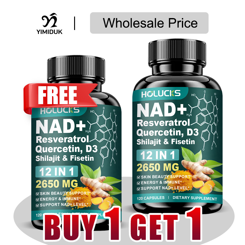 HOLUCKS High Potency NAD+ Caps - огляд і ціна Wellness Quercetin