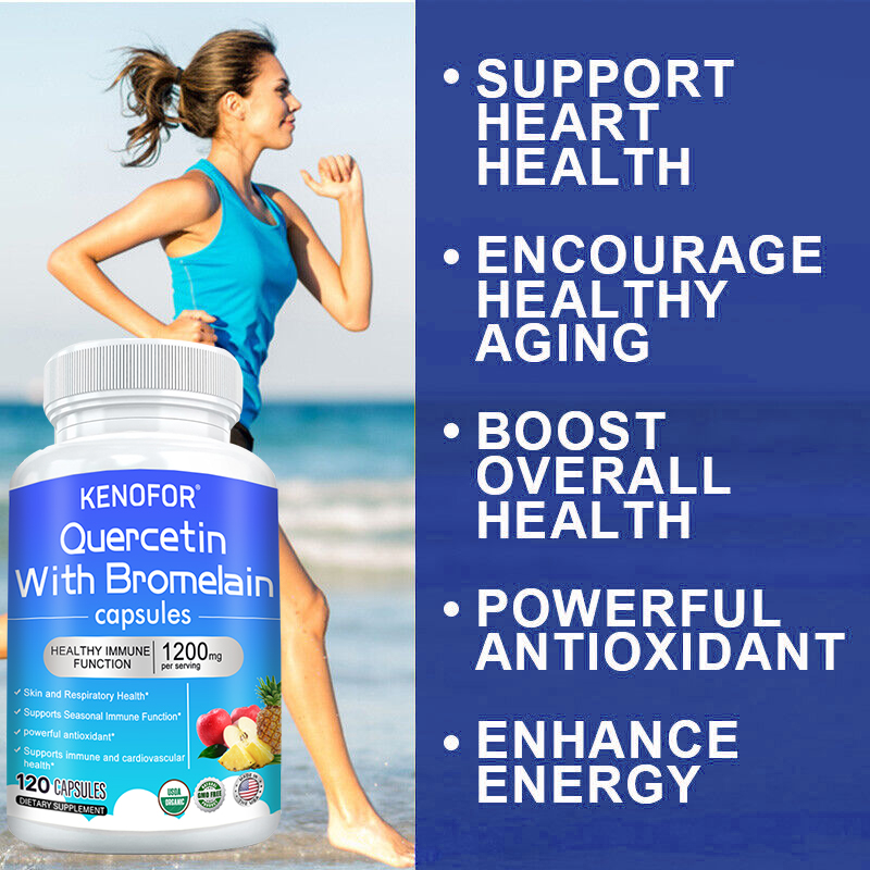 Quercetin Bromelain Capsules,  - огляд і ціна Wellness Quercetin
