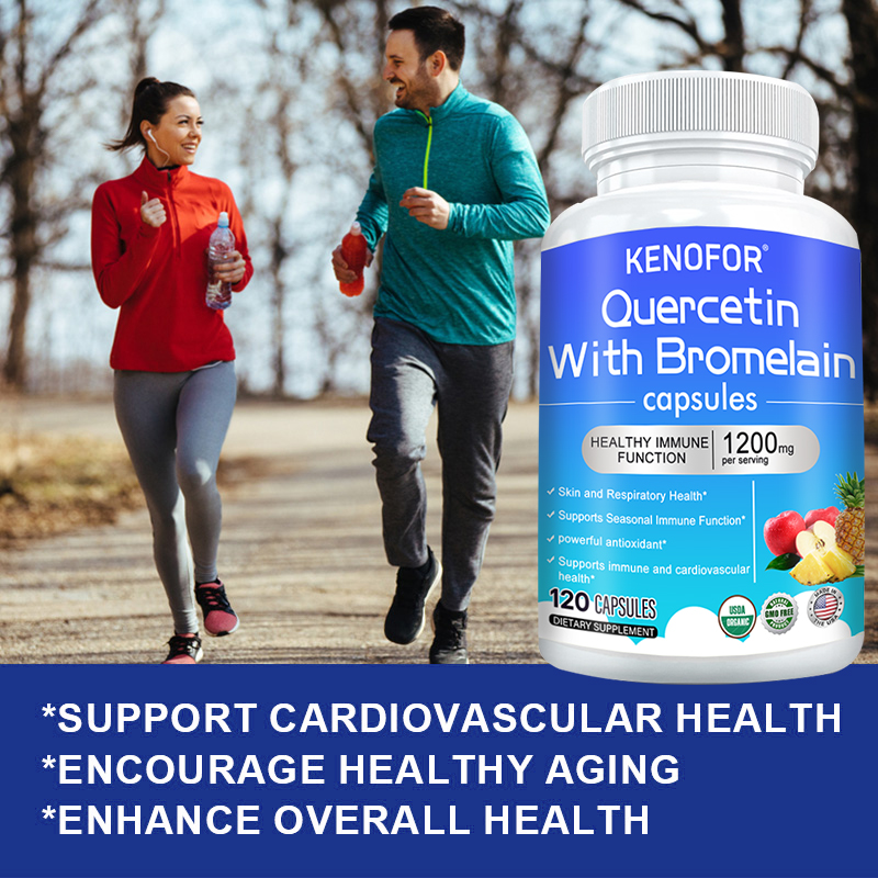Quercetin Bromelain Capsules,  - огляд і ціна Wellness Quercetin