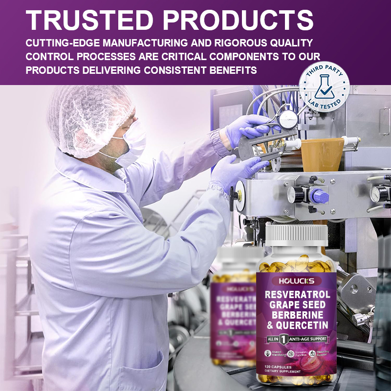 HOLUCKS Organic Resveratrol Ca - огляд і ціна Wellness Quercetin
