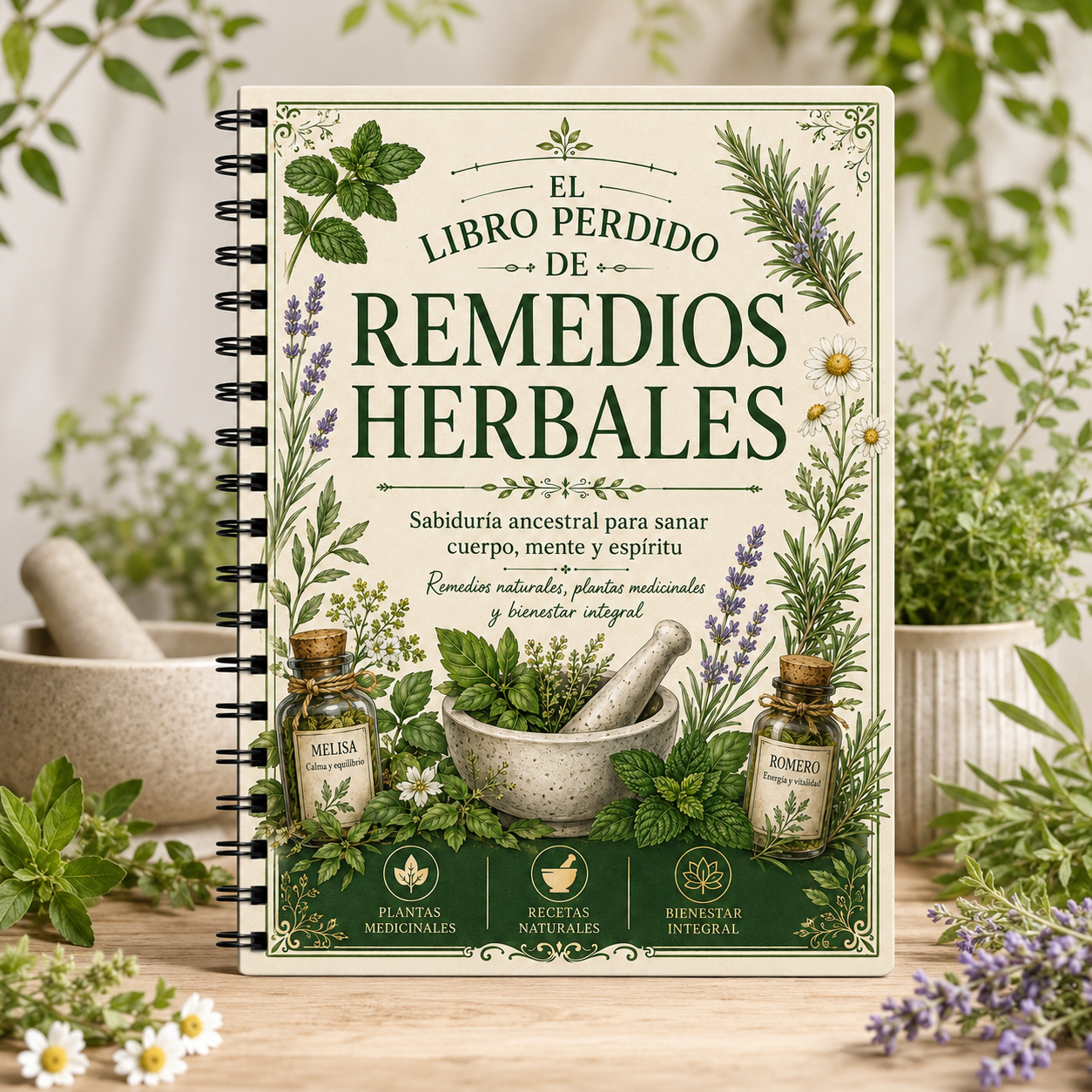 Spanish Herbal Remedies Journa - огляд і ціна Herbal Wellness Remedy