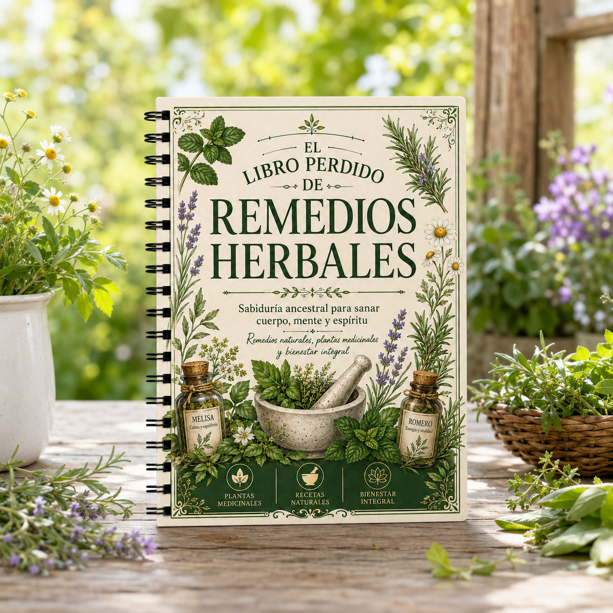 Spanish Herbal Remedies Journa - огляд і ціна Herbal Wellness Remedy