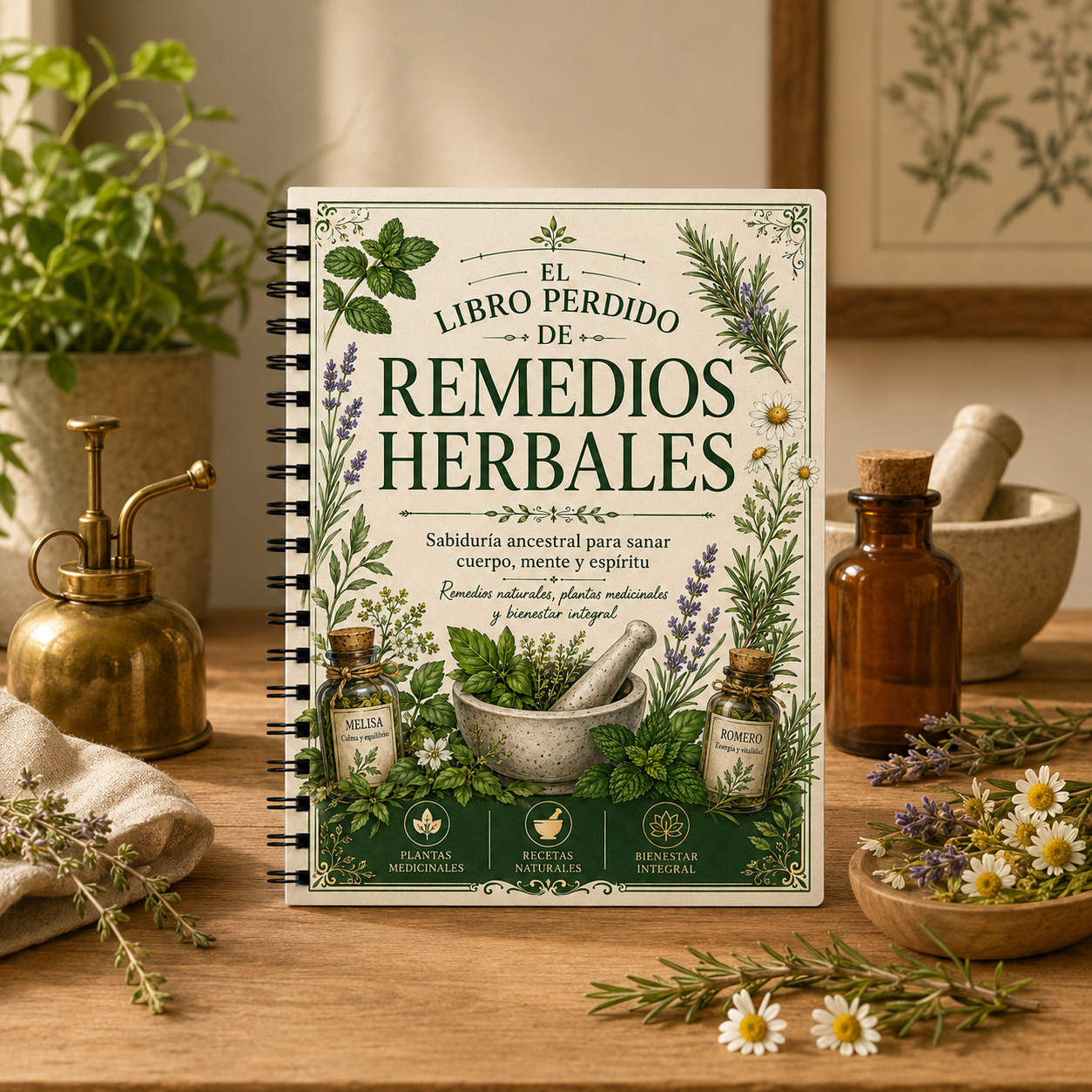 Spanish Herbal Remedies Journa - огляд і ціна Herbal Wellness Remedy