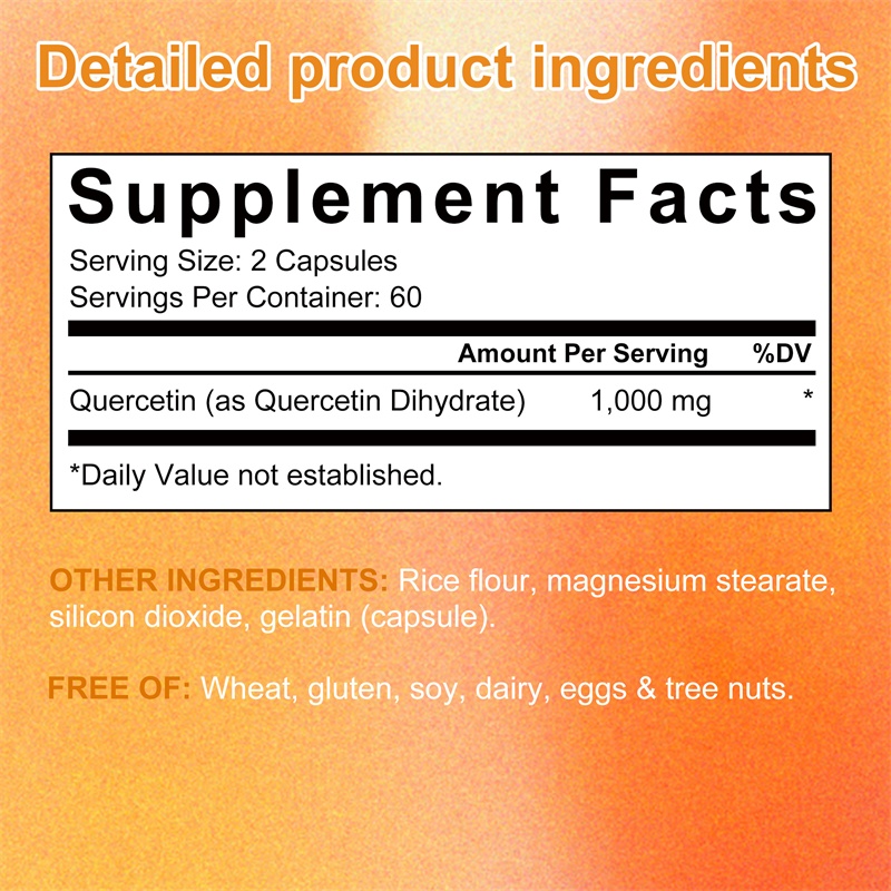 Quercetin Capsules 1000mg - Na - огляд і ціна Wellness Quercetin