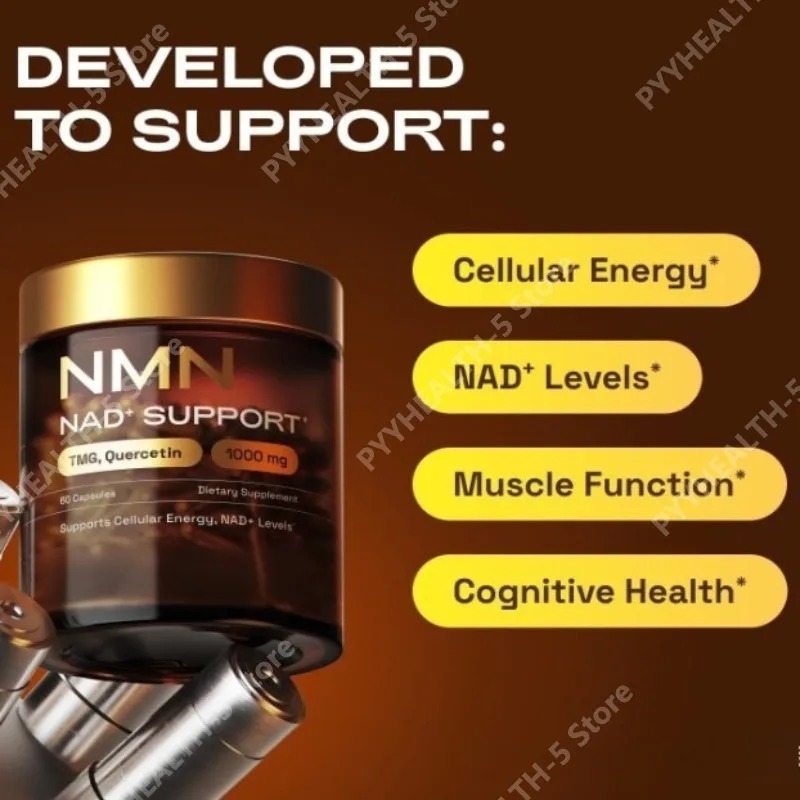 NMN NAD+ Support Capsules with - огляд і ціна Wellness Quercetin
