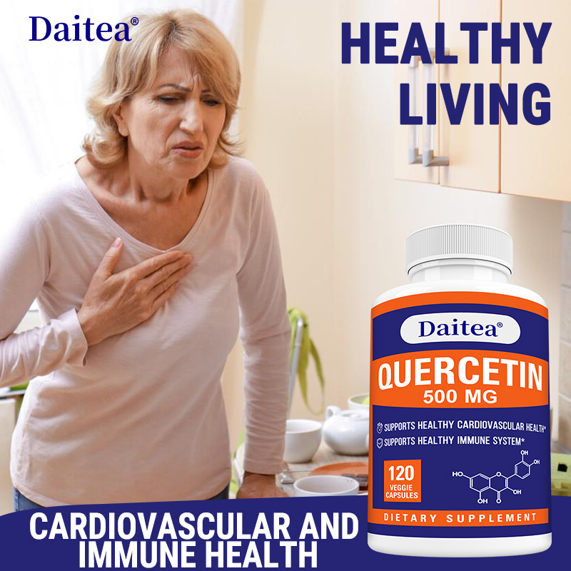 Daitea Quercetin 500mg 120 Veg - огляд і ціна Wellness Quercetin