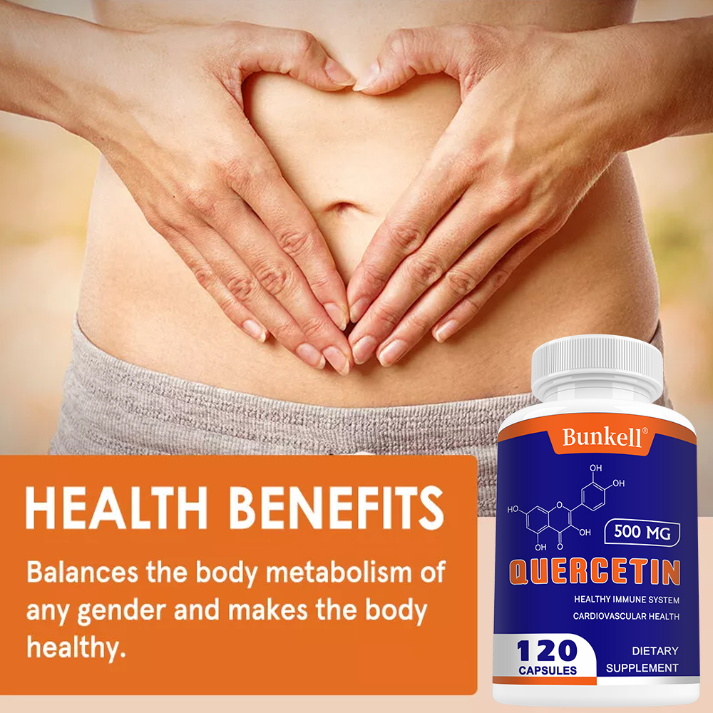 Quercetin 500mg Capsules, Natu - огляд і ціна Wellness Quercetin