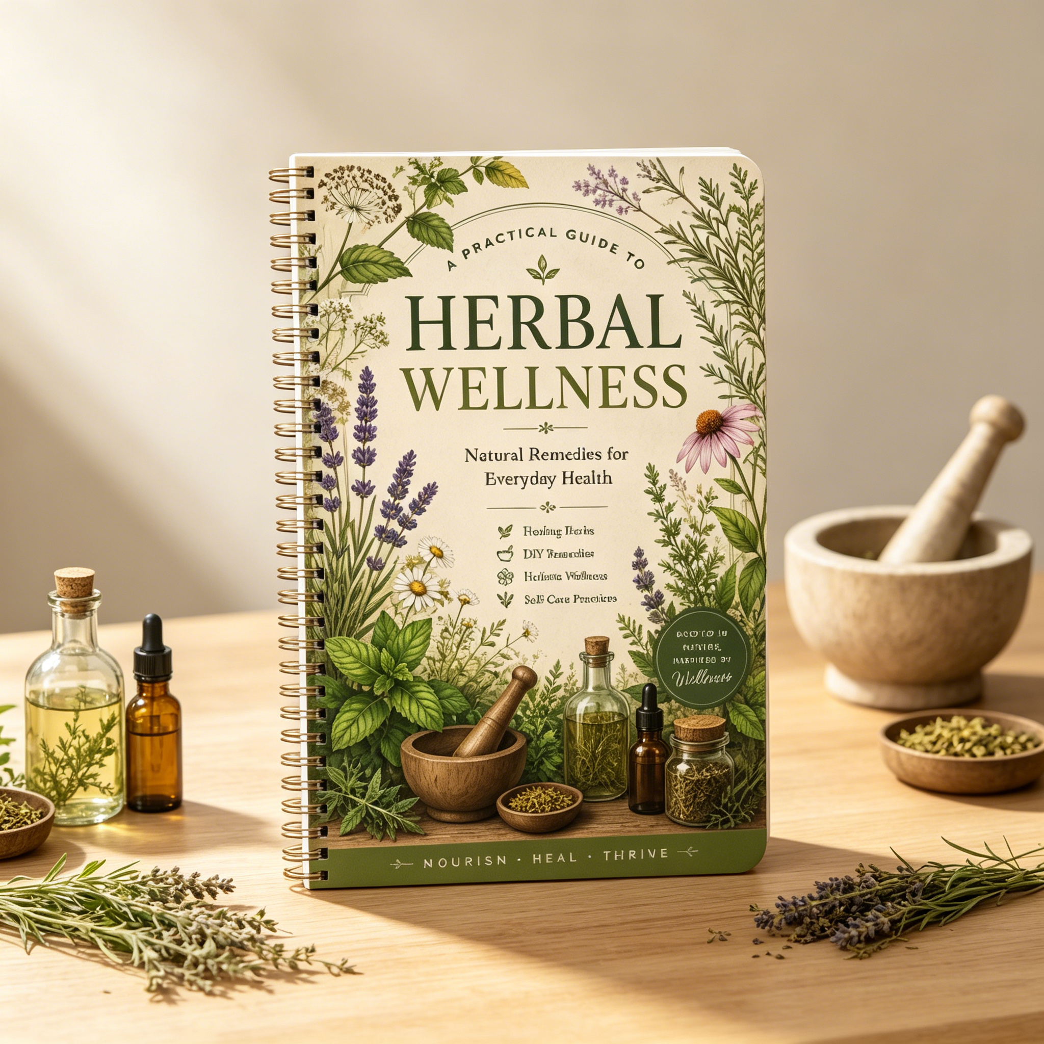 Herbal Remedies Journal A5 Spi - огляд і ціна Herbal Wellness Remedy