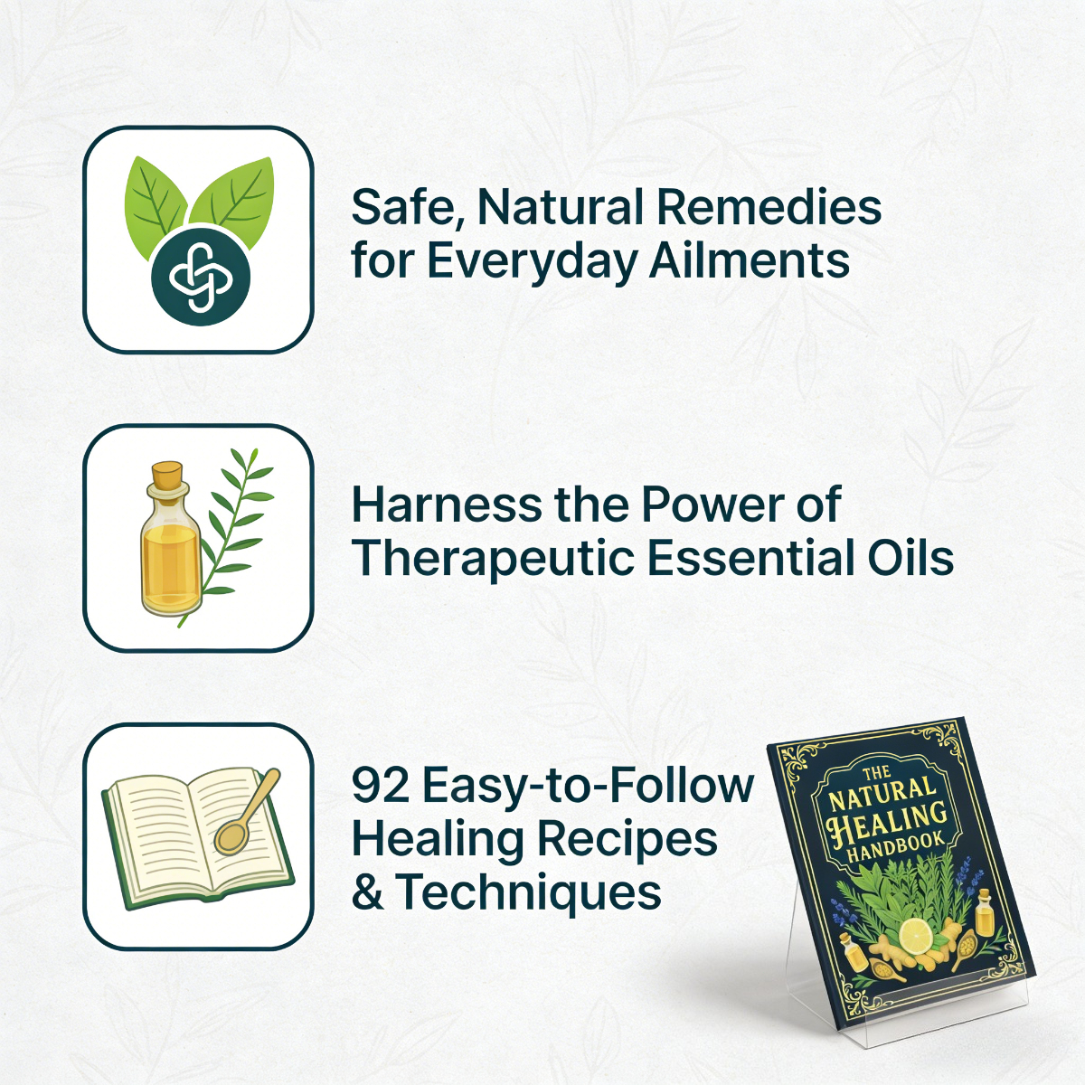 The Natural Healing Handbook:  - огляд і ціна Herbal Wellness Remedy